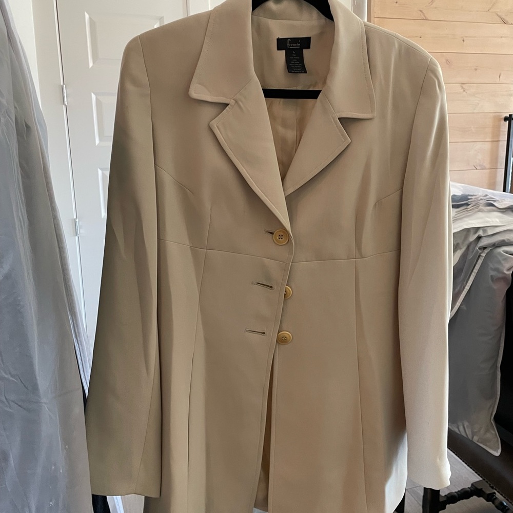 Frenchi Beige Women's Blazer